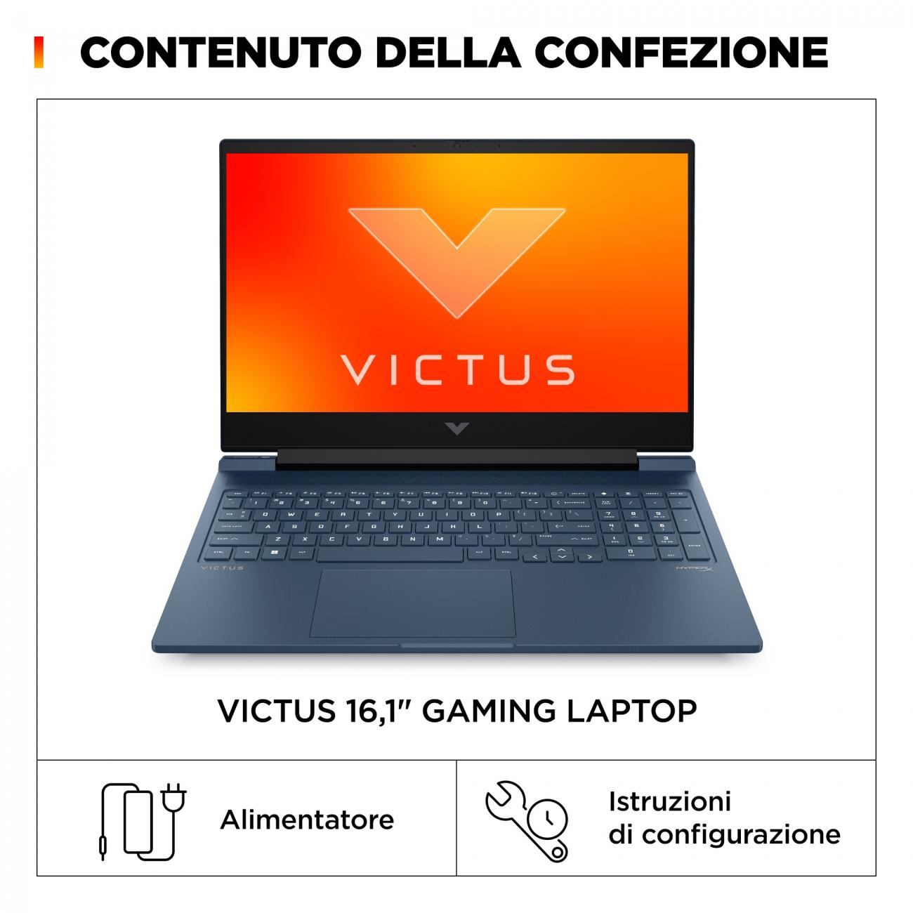 HP Victus Gaming 16-r1006nl Intel® Core™ i7 i7-14700HX Computer portatile 40,9 cm (16.1")...
